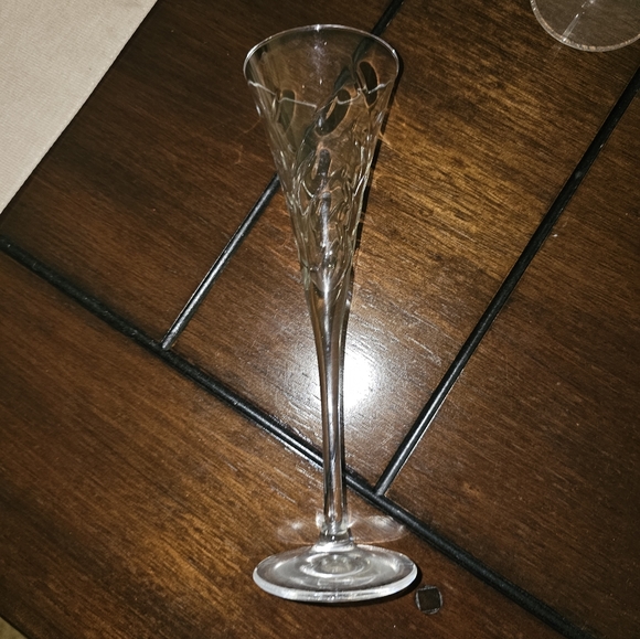 Set of 6 Chrystal Champagne Flute 🥂 9"  tall - Picture 5 of 5